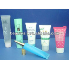clear cap plastic cosmetic tubes